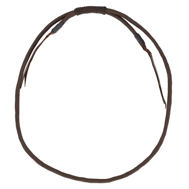 QHP Liberta Adjustable Neck Rope - Brown