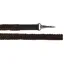 QHP Liberta Leather Rope Reins - Brown