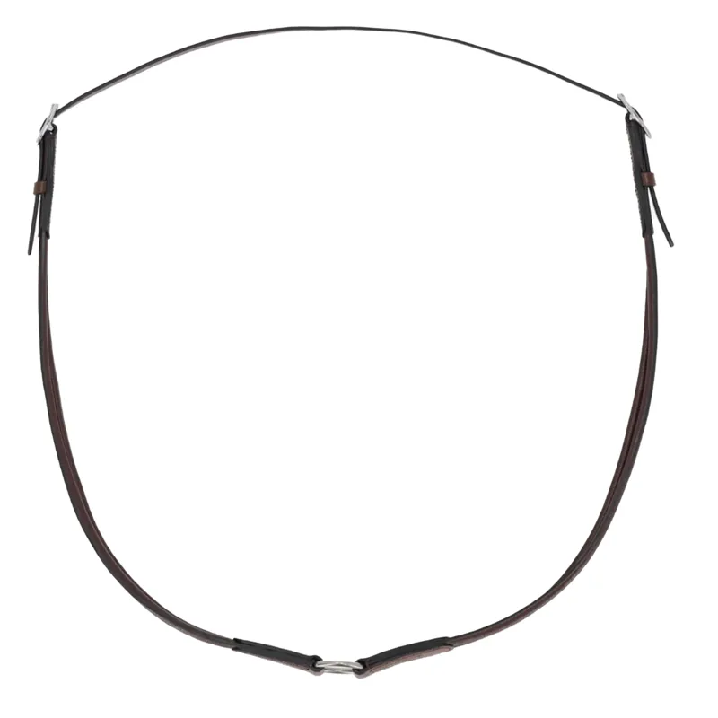 QHP Liberta Leather Neck Rope - Brown
