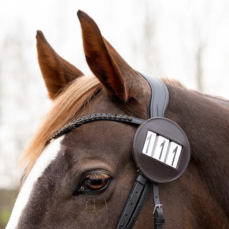 QHP Modeste Round Number Holder - Brown-1