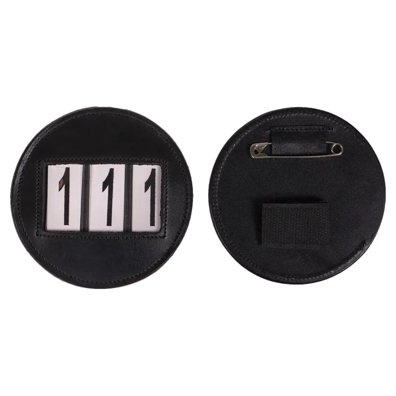 QHP Modeste Round Number Holder - Black