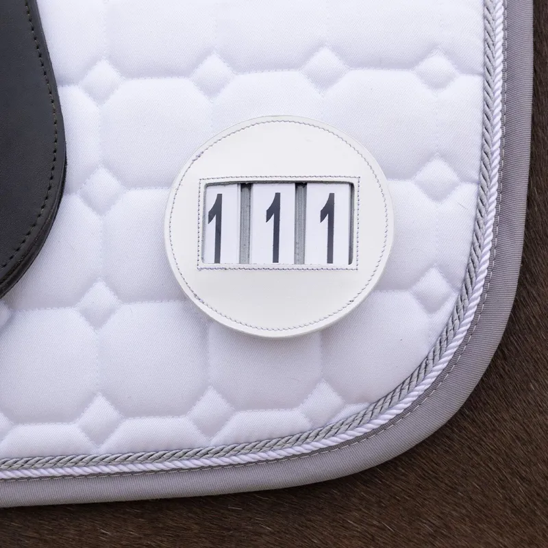 QHP Modeste Round Number Holder - White-1
