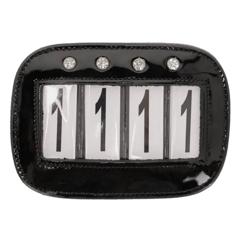 QHP Quatro Number Holder 2 Pack - Black