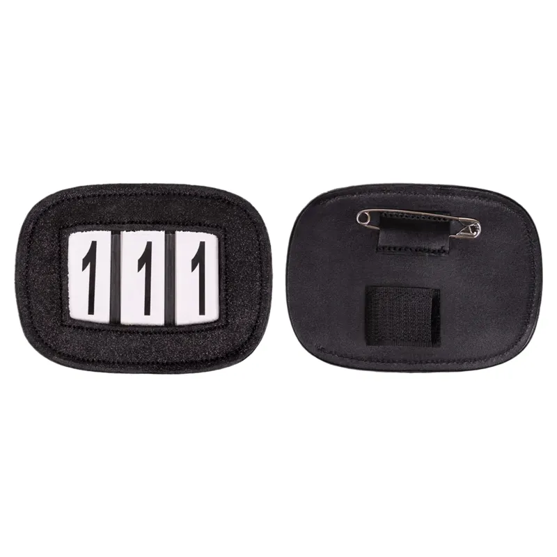 QHP Shine Number Holder - Black