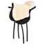 QHP Super Soft Bareback Pad - Black/Cream