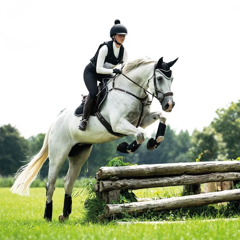 QHP Technical Eventing Tendon Boots - Black-2