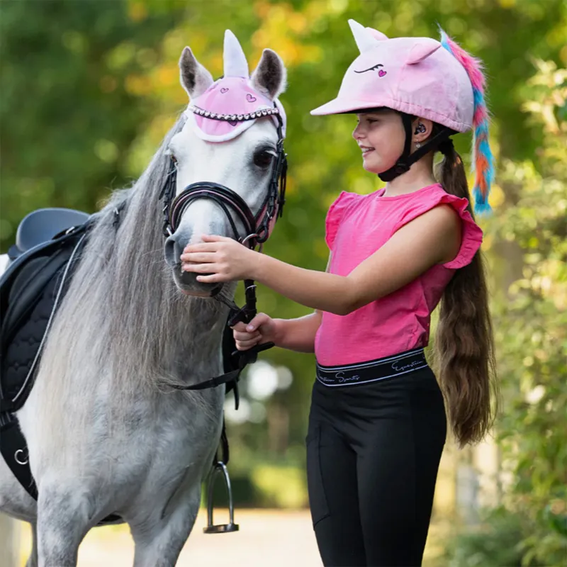 QHP Unicorn Fly Veil - Pink-2