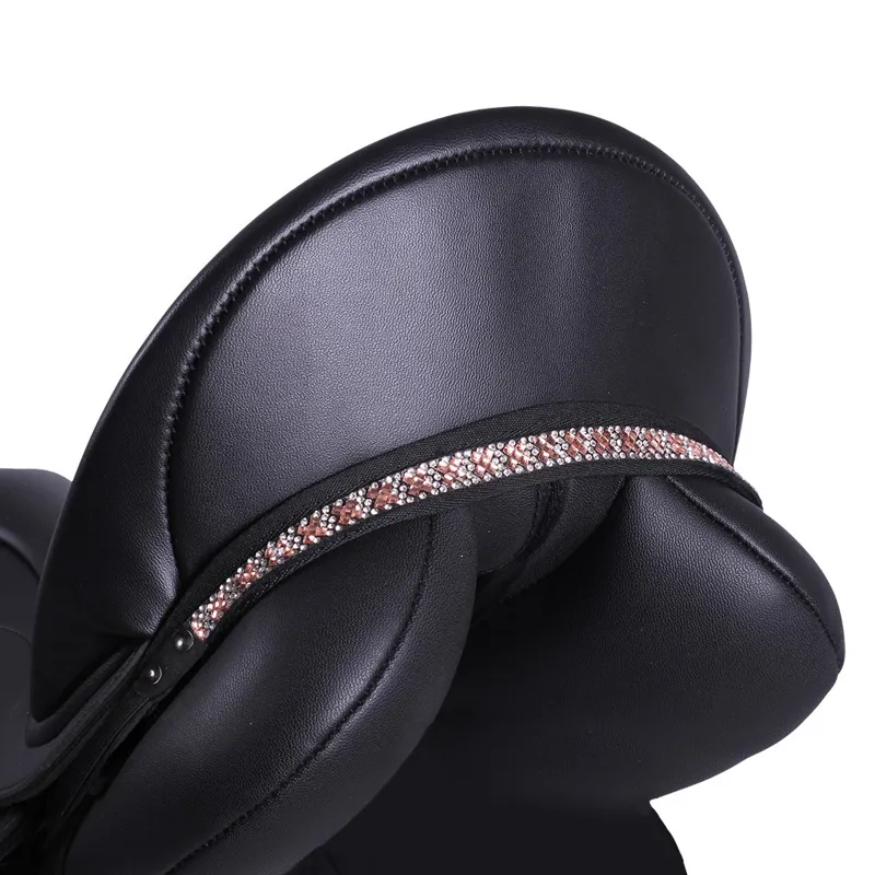 QHP Macey Saddle Jewel - Black/Silver