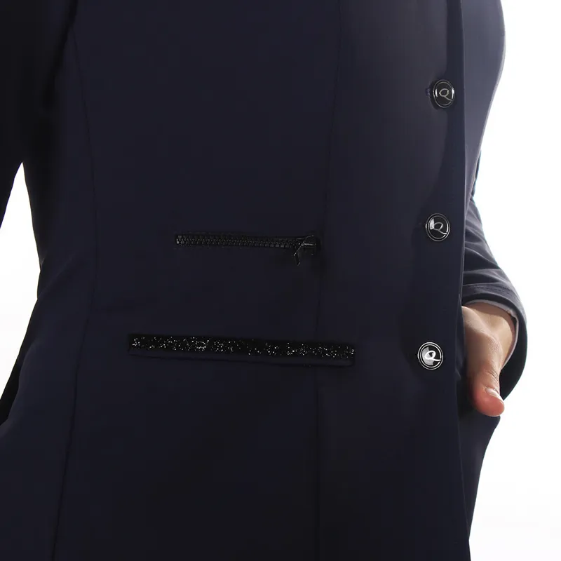 QHP Juliet Ladies Show Jacket - Blue-3