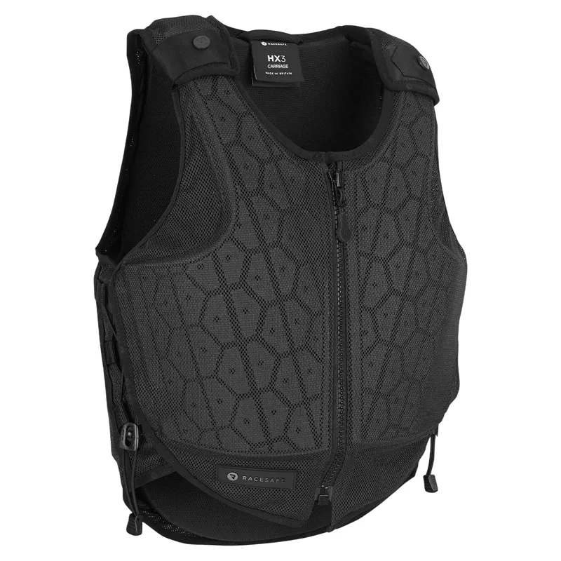 Racesafe HX3 Carriage Adults Body Protector - Black