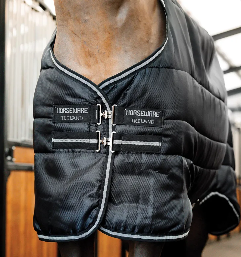 Horseware Easy-Layer Plus 400g Stable Rug - Black/Black/Silver-1