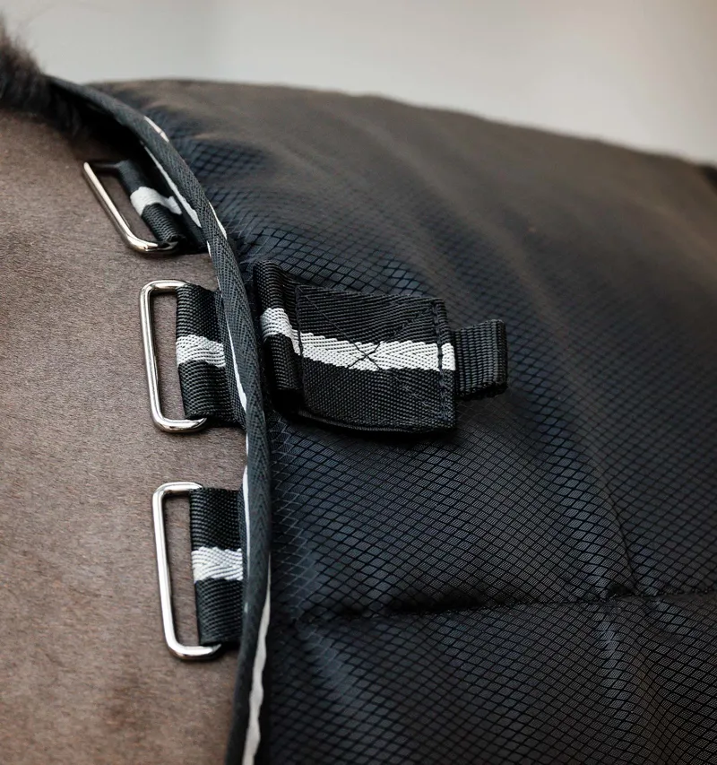 Horseware Easy-Layer Plus 400g Stable Rug - Black/Black/Silver-2