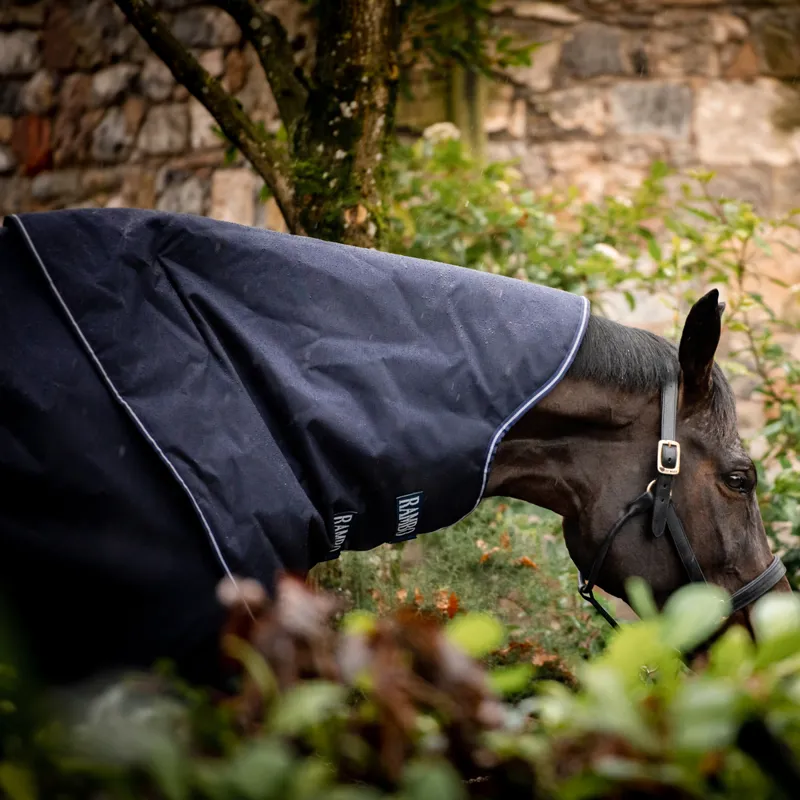 Rambo Duo Force 100g Turnout Rug with 2 Liners Bundle - Navy/White-1