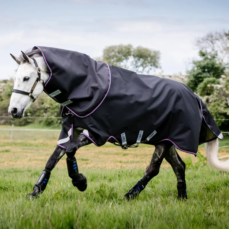 Rambo Supreme 1680D 250g Vari-Layer Detachable Neck Turnout Rug - Navy