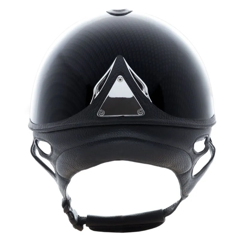Antares Premium Glossy Riding Hat - Carbon-3