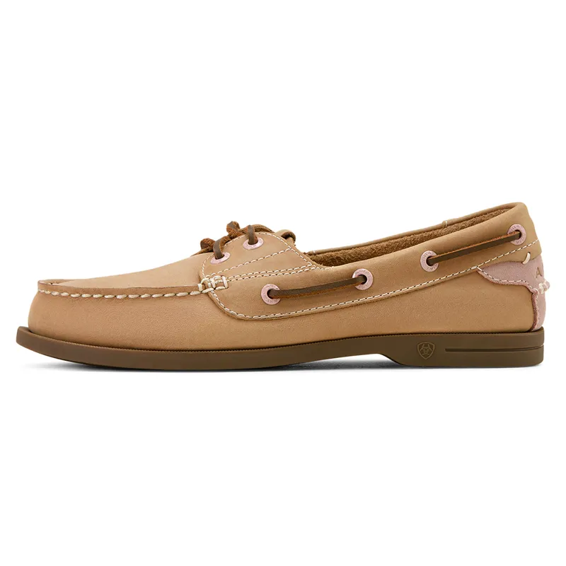 Ariat Antigua Womens Deck Shoe - Natural Tan-2