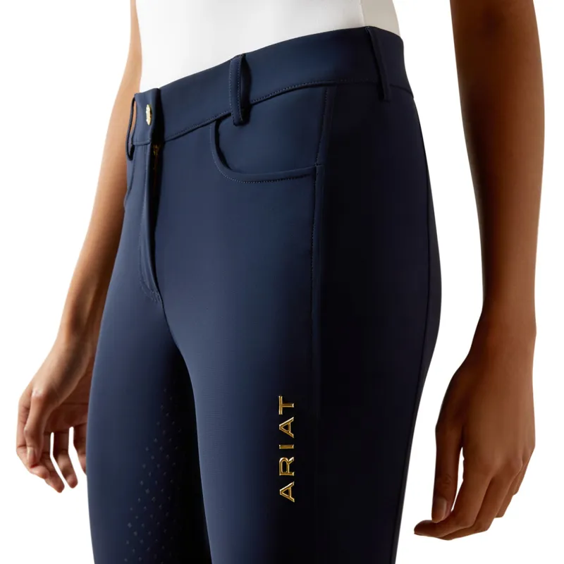 Ariat Tri Factor NT Full Seat High Waist Womens Breeches - Navy-2