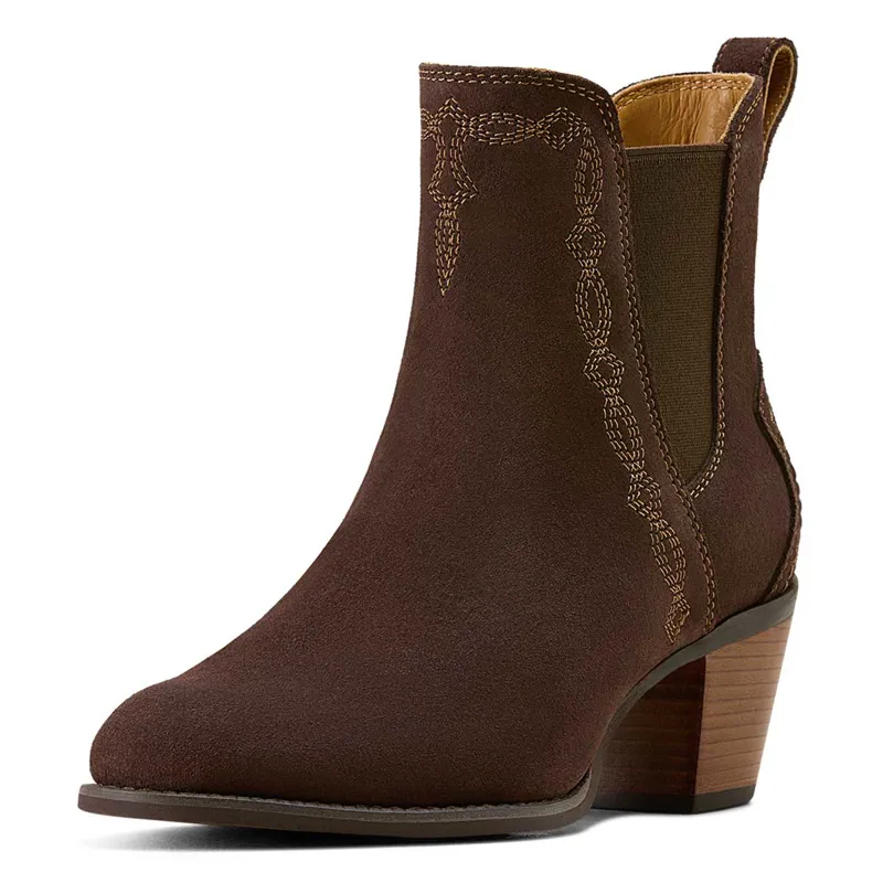 Ariat Demi Womens Ankle Boots - Chocolate Suede