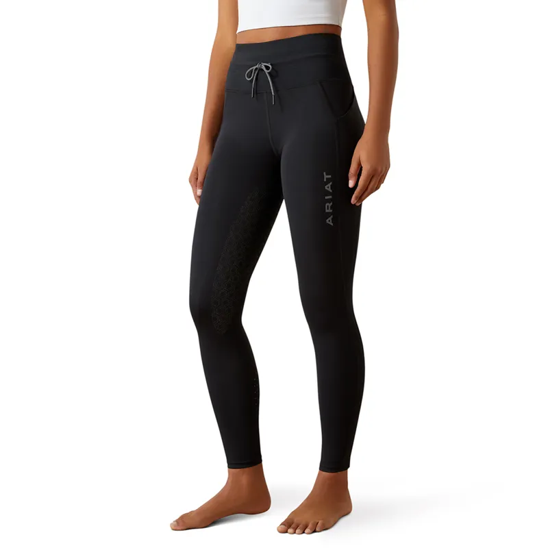 Ariat EOS Elevate Half Grip Ladies Riding Tights - Black