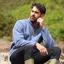 Aubrion Core Mens Half Zip Fleece - Blue