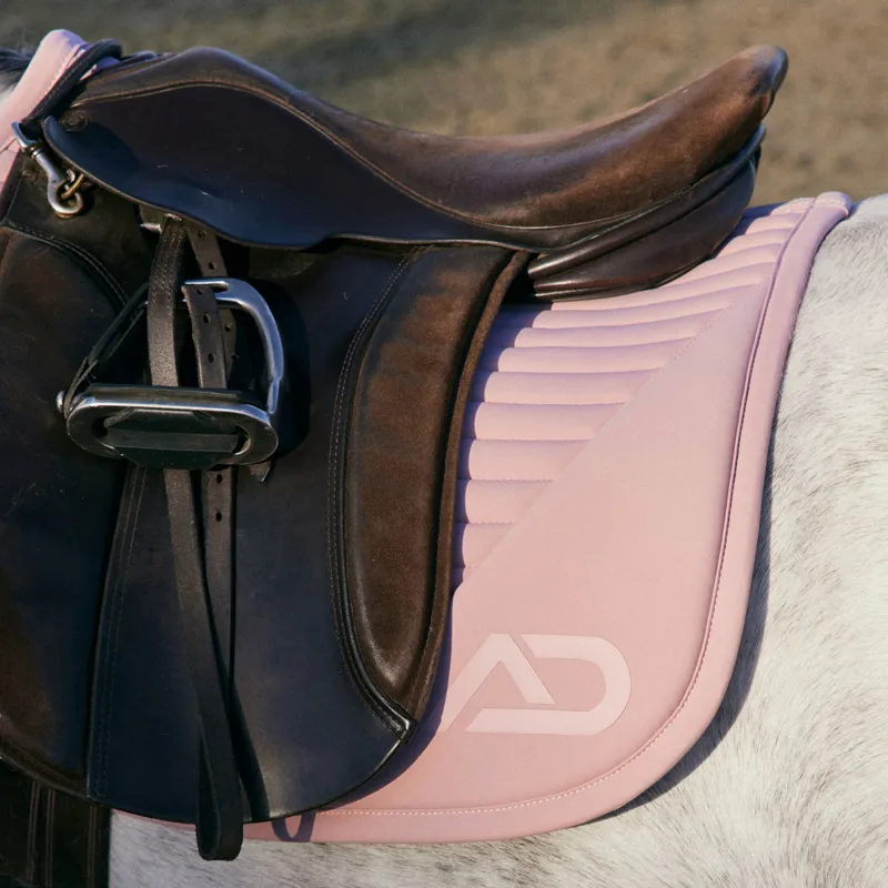 Aztec Diamond Young Rider Panel Saddlecloth - Pink-1