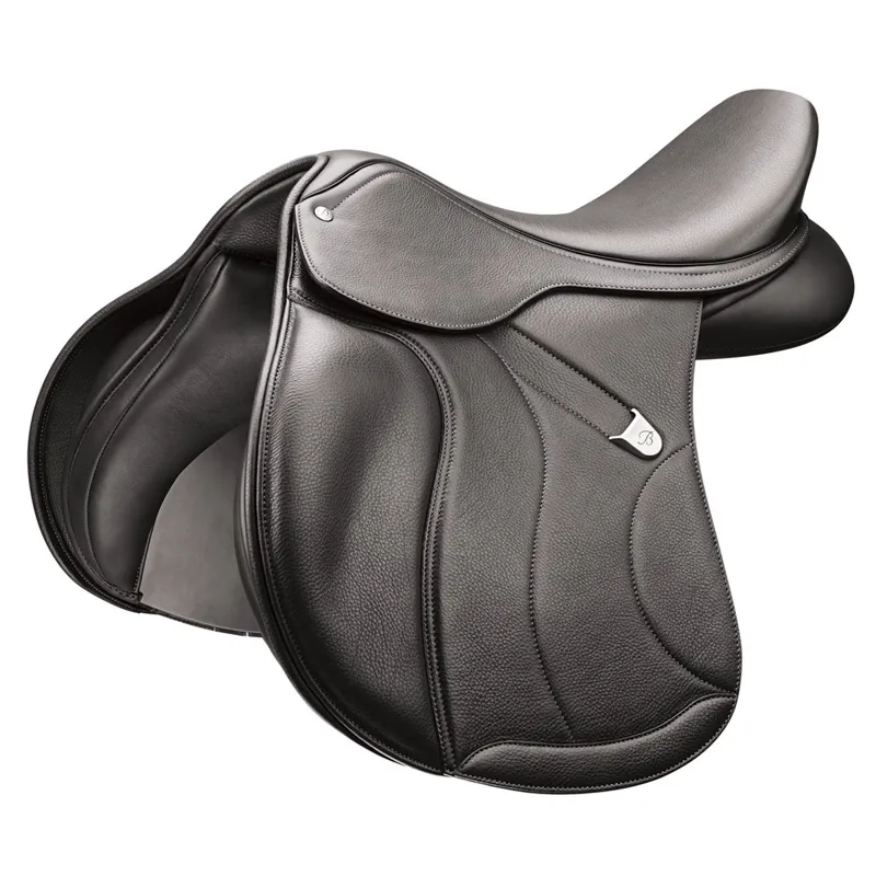 Bates All Purpose SC+ Opulence Leather Saddle - Classic Black