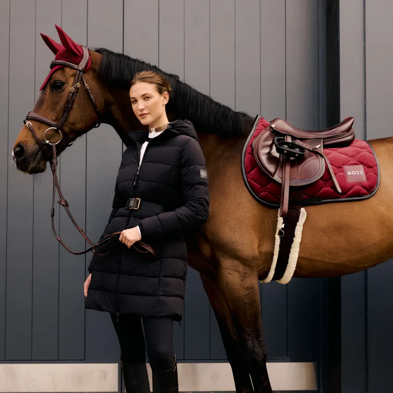 BOSS Equestrian Competition Ears - Cabernet -2