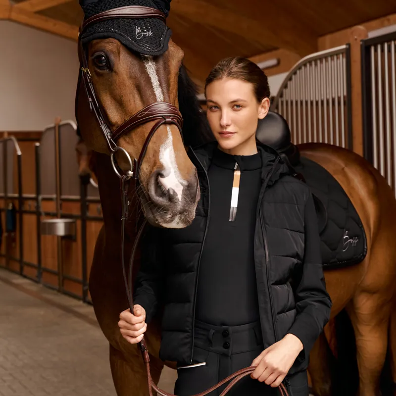 BOSS Equestrian Minou Womens Training Shirt - Black-1