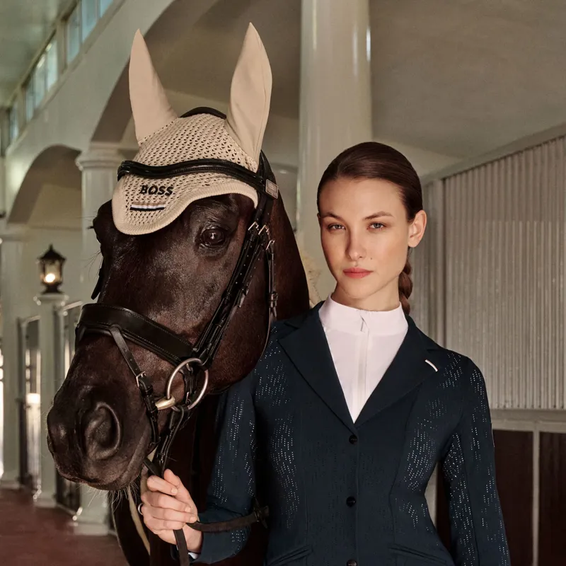 BOSS Equestrian Calgary Fly Veil - Pumice -2