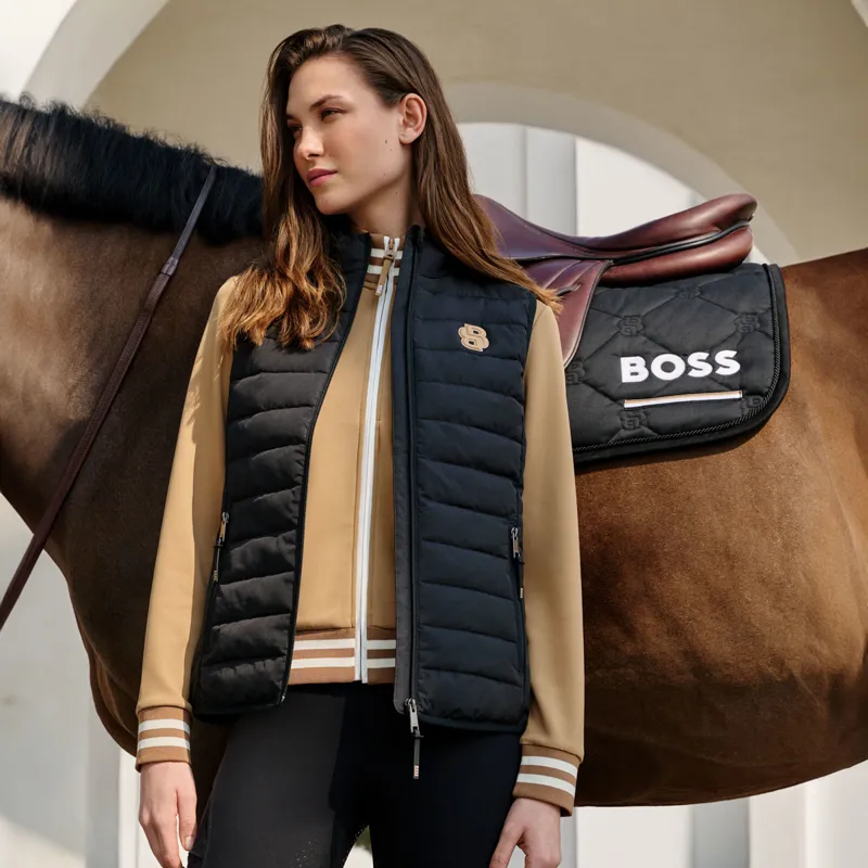 BOSS Equestrian Livian Womens Lightweight Gilet - Black 