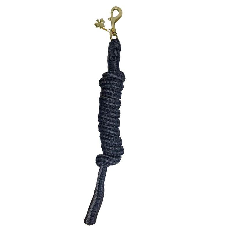 Bucas Comfort Lead Rope with Snap Hook - Navy/Grey