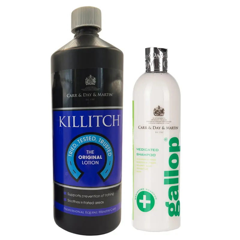 Carr and Day and Martin KILLITCH 1L with Medicated Shampoo Bundle