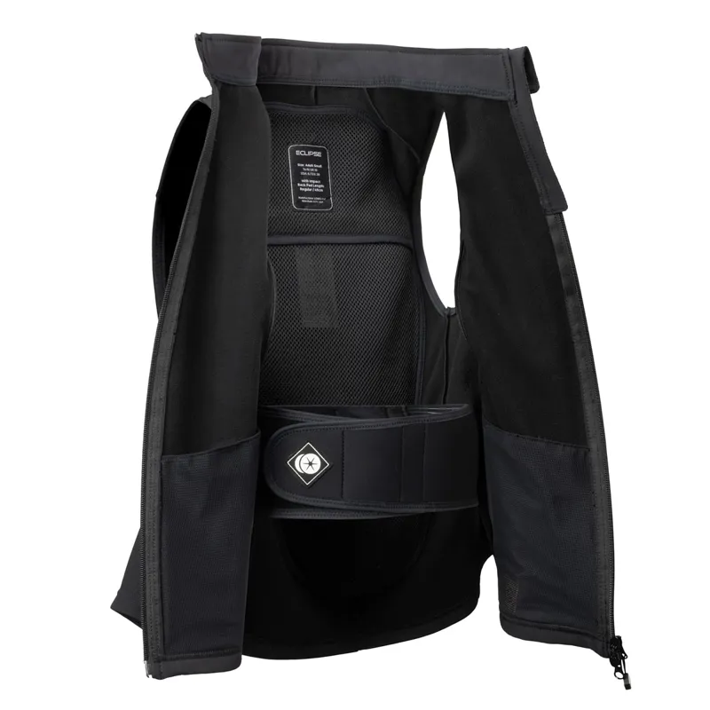Charles Owen Eclipse Womens Gilet Back Protector - Black-1