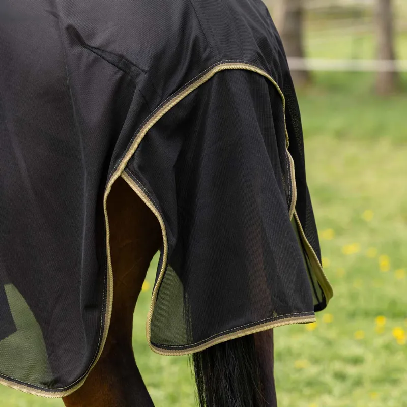 Covalliero Detach A Neck Fly Rug - Black-4