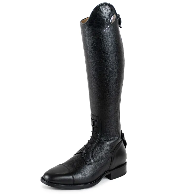 DeNiro Salentino Ice Laced Junior Tall Riding Boots - Quick Black/Black