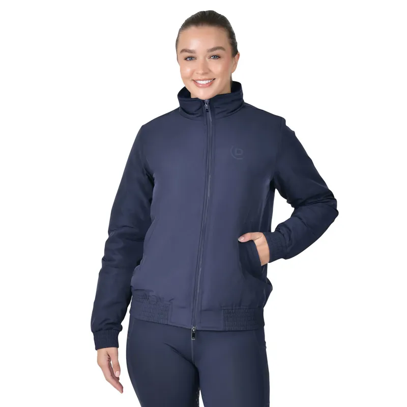 Dublin Zip Through Team Womens Waterproof Blouson Jacket - Navy