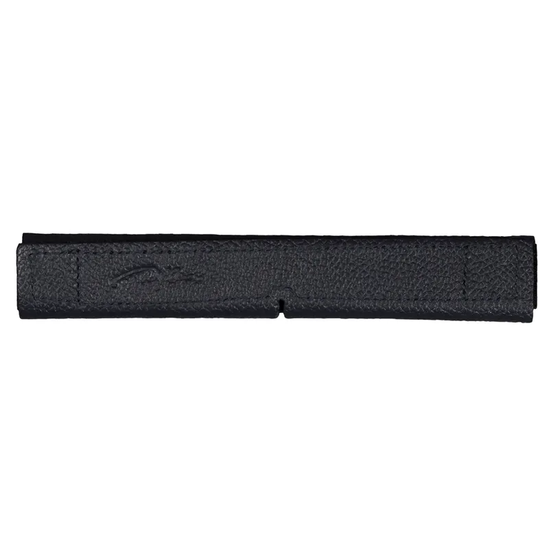 Dy'on Leather Padded Curb Chain Cover with Neoprene - Black