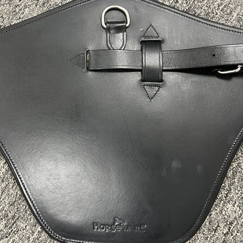 Leather Stud Girth - 105cm - Black - Not Quite Perfect-1