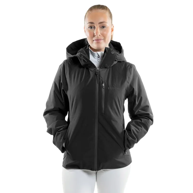 EQUIDRY Iris Womens Waterproof Riding Jacket - Black