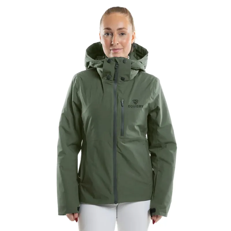 EQUIDRY Iris Womens Waterproof Riding Jacket - Green