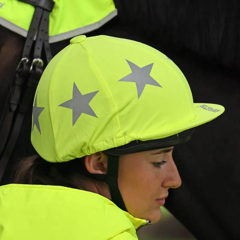 EQUI-FLECTOR Hat Cover - Yellow