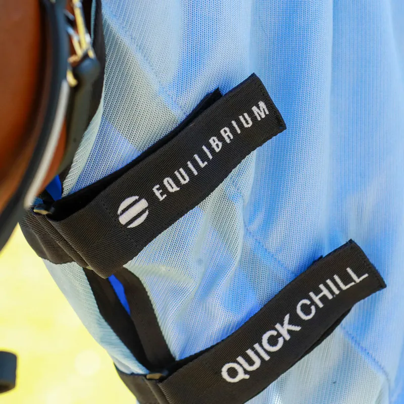 Equilibrium Quick Chill Detachable Neck Cooling Rug - Light Blue-5