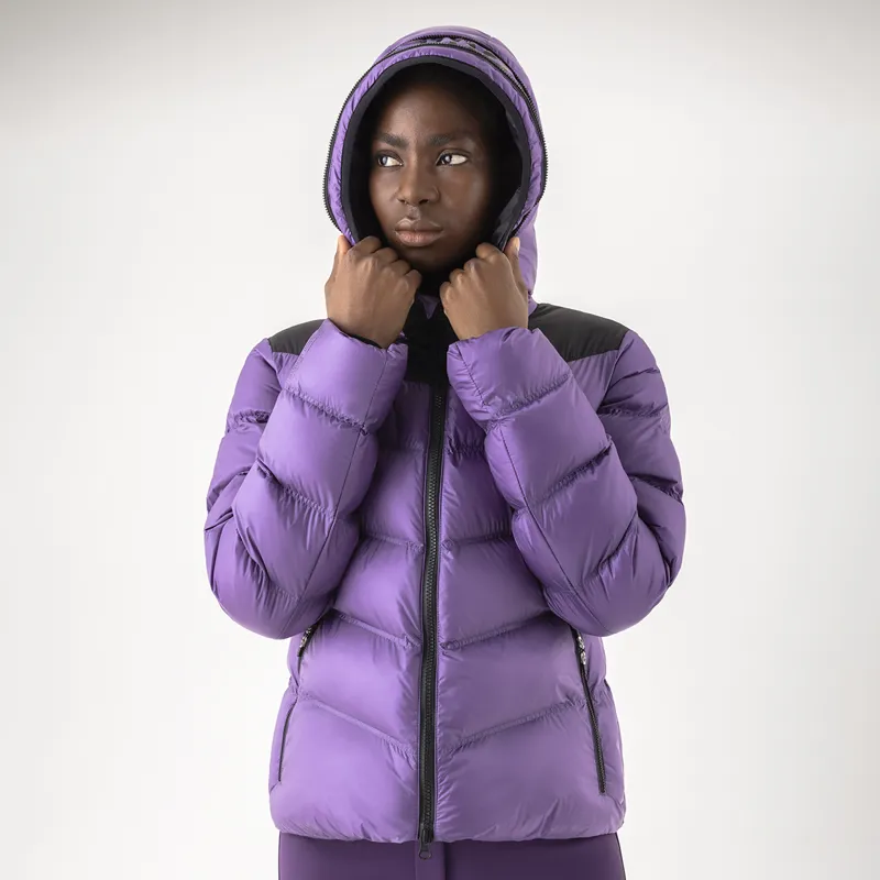 Equiline Caiety Ladies Ripstop Padded Jacket - Patrician Purple-2