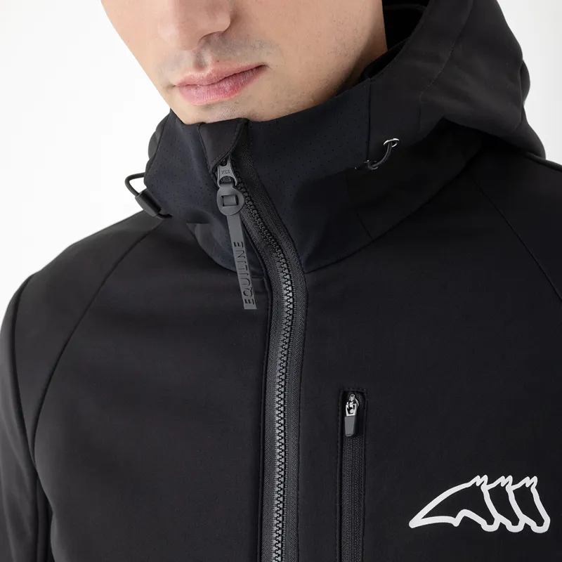 Equiline Ceeka Mens Soft Shell Jacket - Black-2