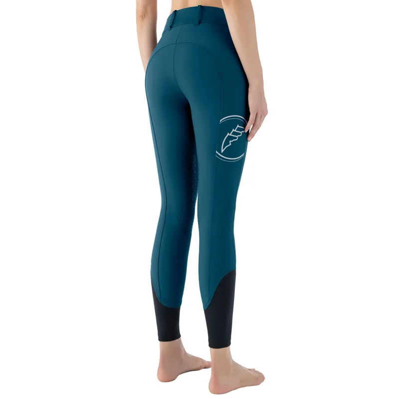 Equiline Eufrekh Knee Grip Womens High Waist Breeches - Legion Blue