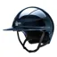Equiline Xanto Logo Sun Visor Wide Peak Riding Hat - Glossy Blue