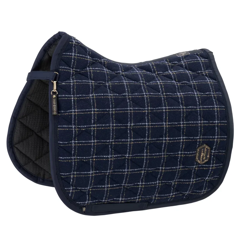 Eskadron Heritage Boucle Emblem Dressage Saddlecloth - Navy