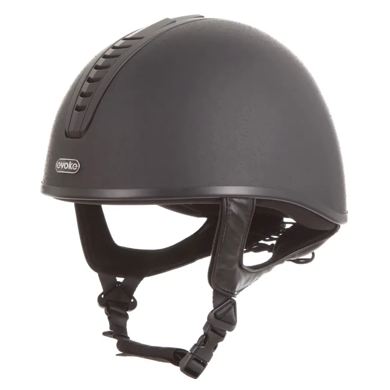 Evoke Orion JS4K Junior Jockey Skull Riding Hat - Black