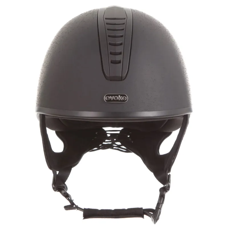 Evoke Orion JS4K Junior Jockey Skull Riding Hat - Black-1