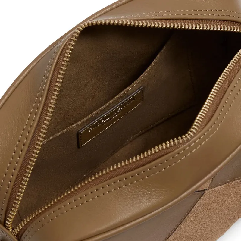 Fairfax and Favor Finsbury Handbag - Harlequin Tan Suede-3